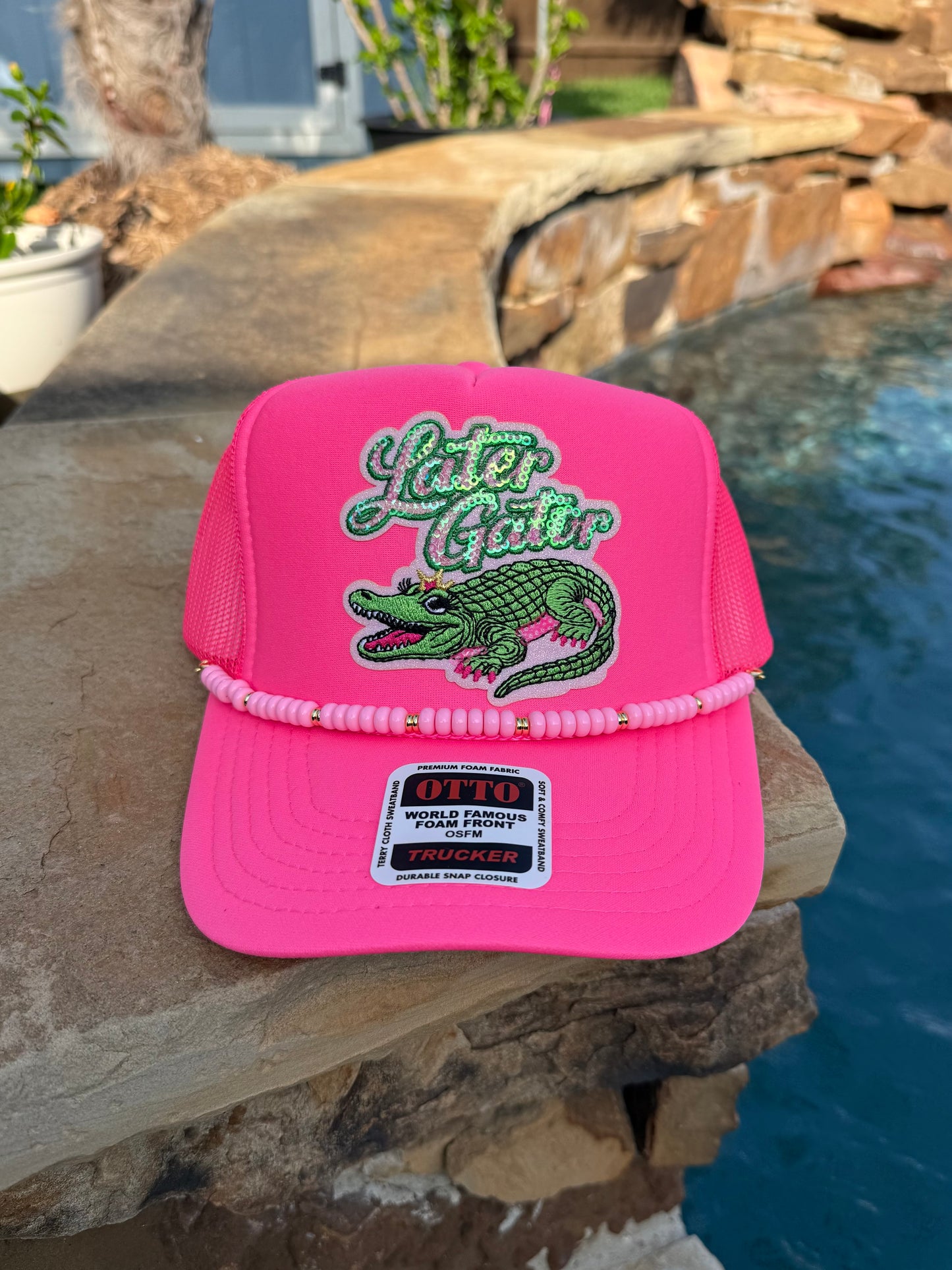 Later Gator (Neon Pink) Cap