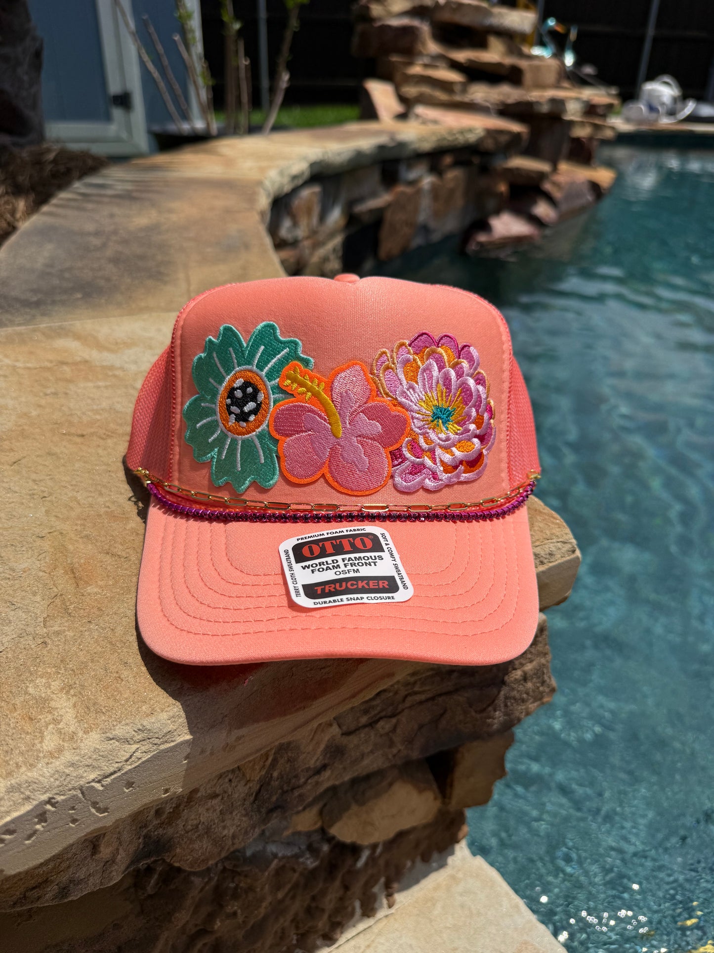 Beach Flower Cap