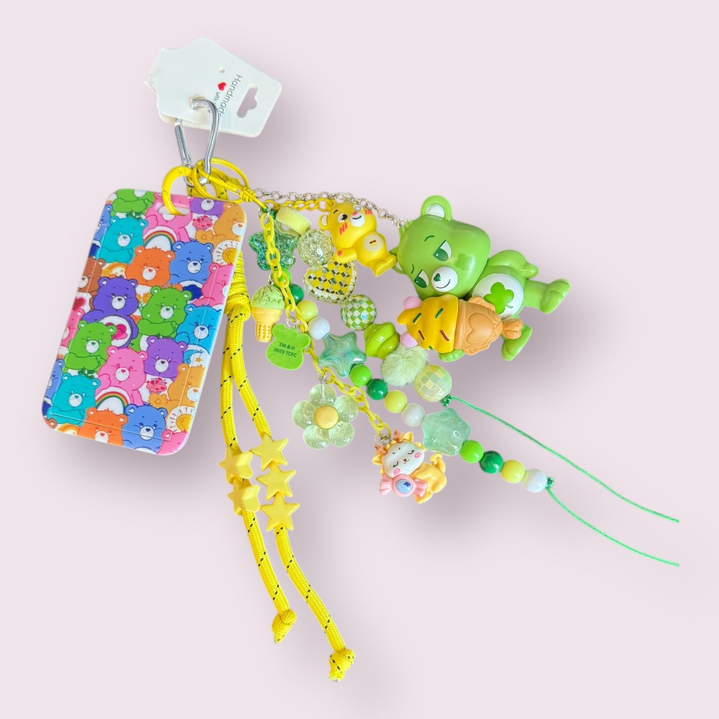 Green Care Bear Bag Charm