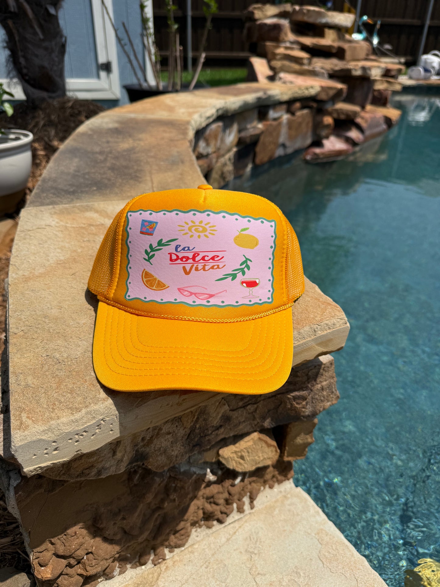 La Dolce Vita Cap (Mustard)