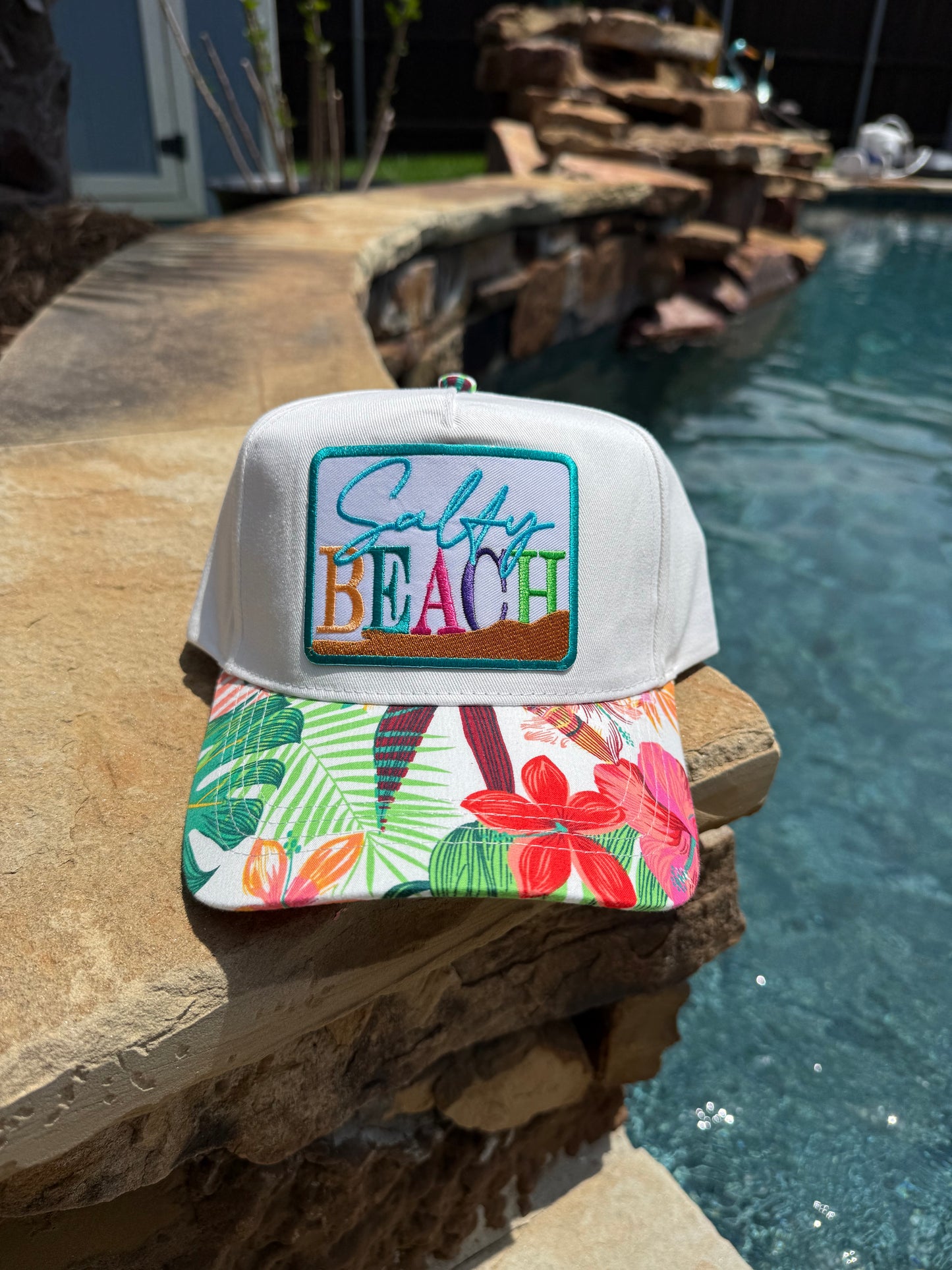 Salty Beach Summer Cap