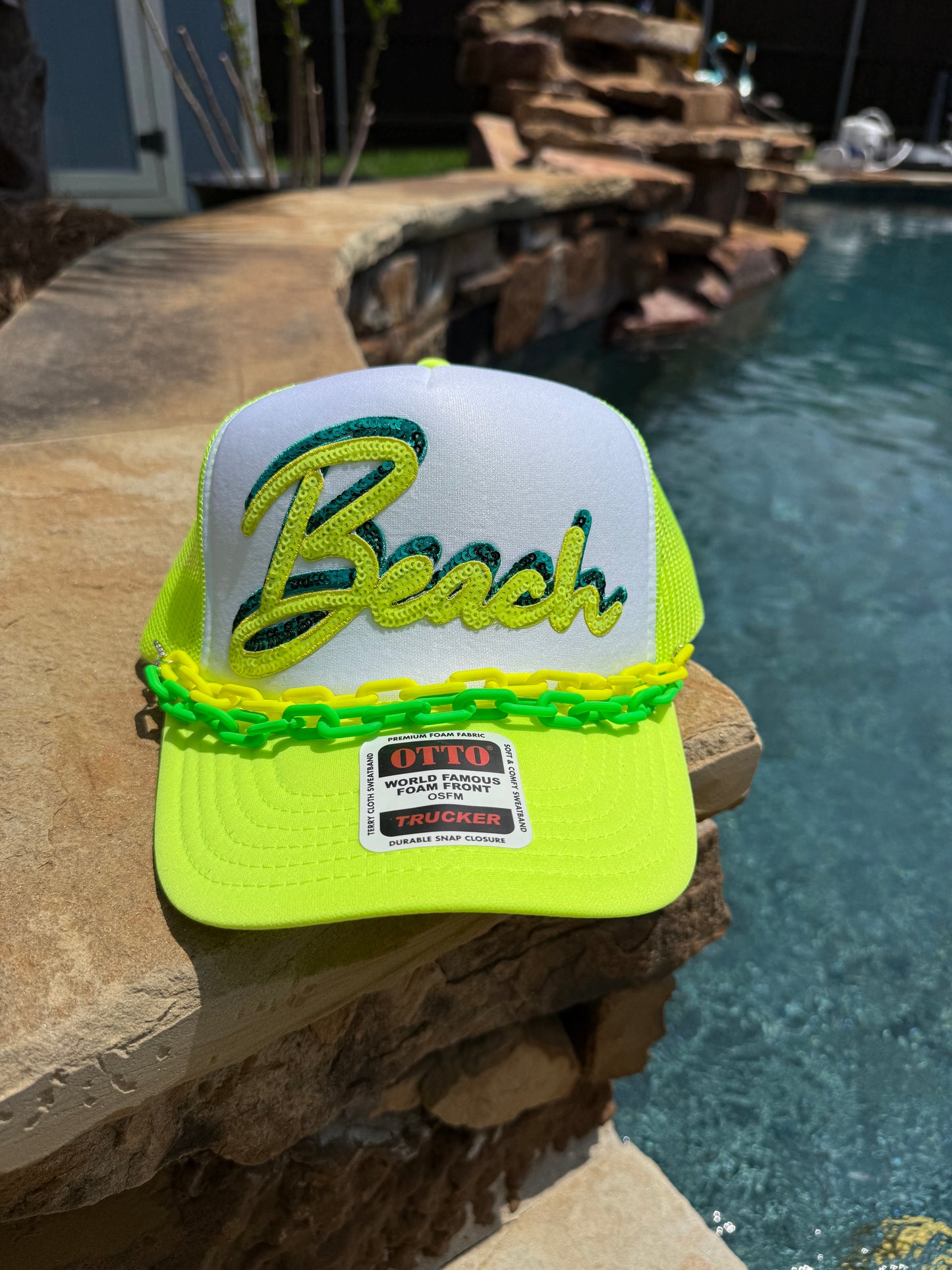Neon Beach Cap
