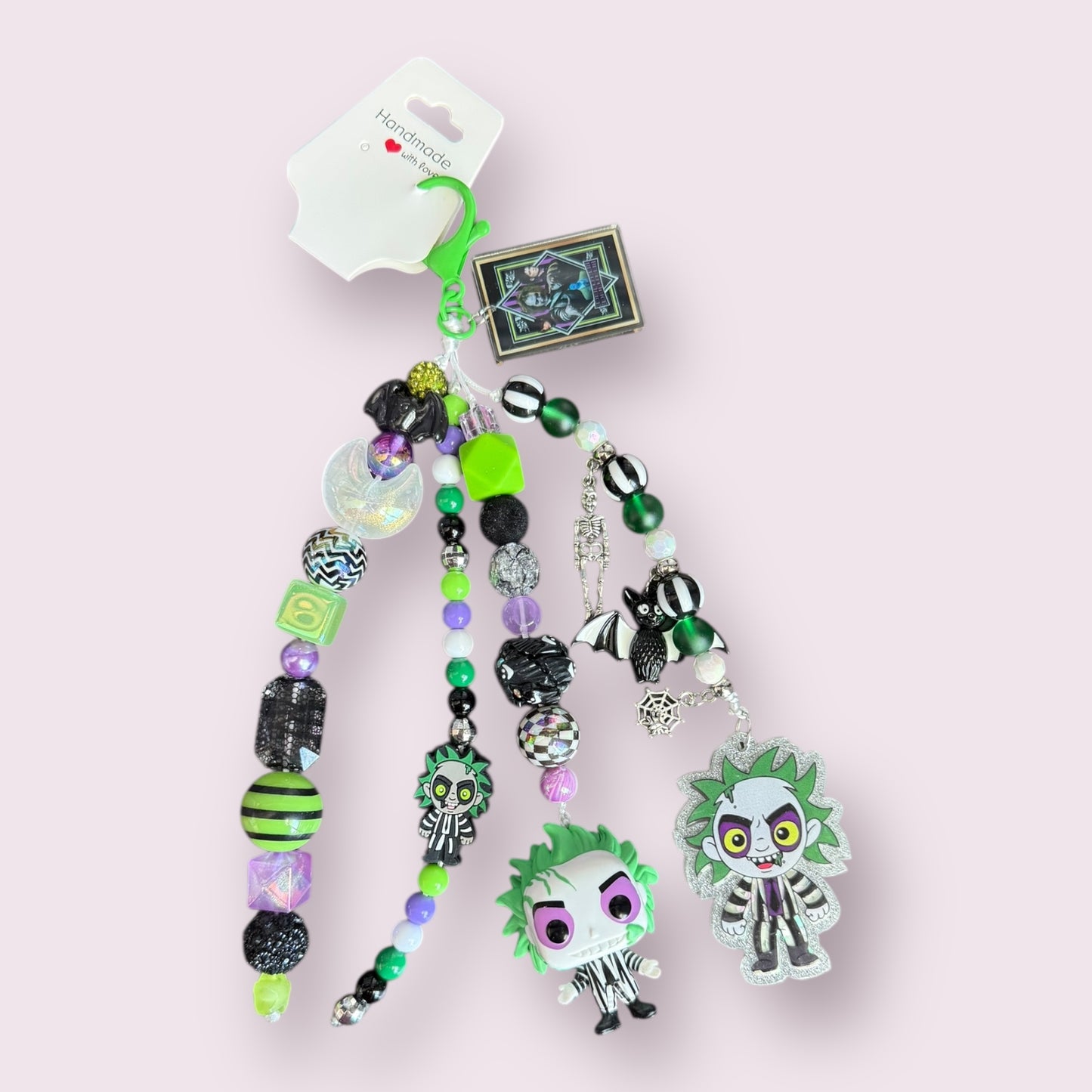 Beetle Juice Inspired Bag Charm