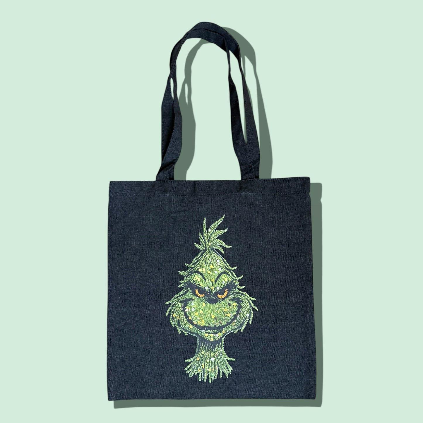 Grinch head tote