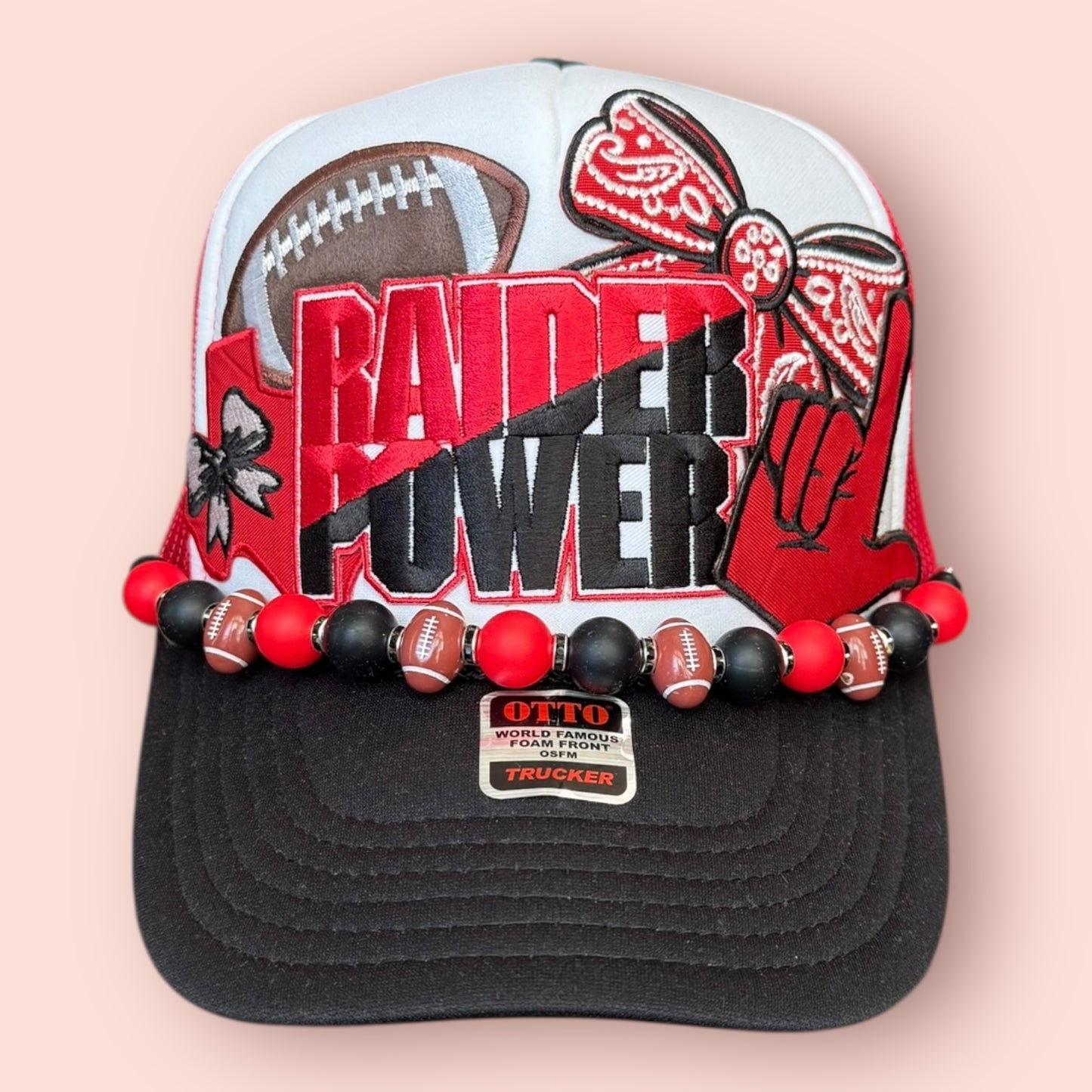 Black & White Raider Power Cap