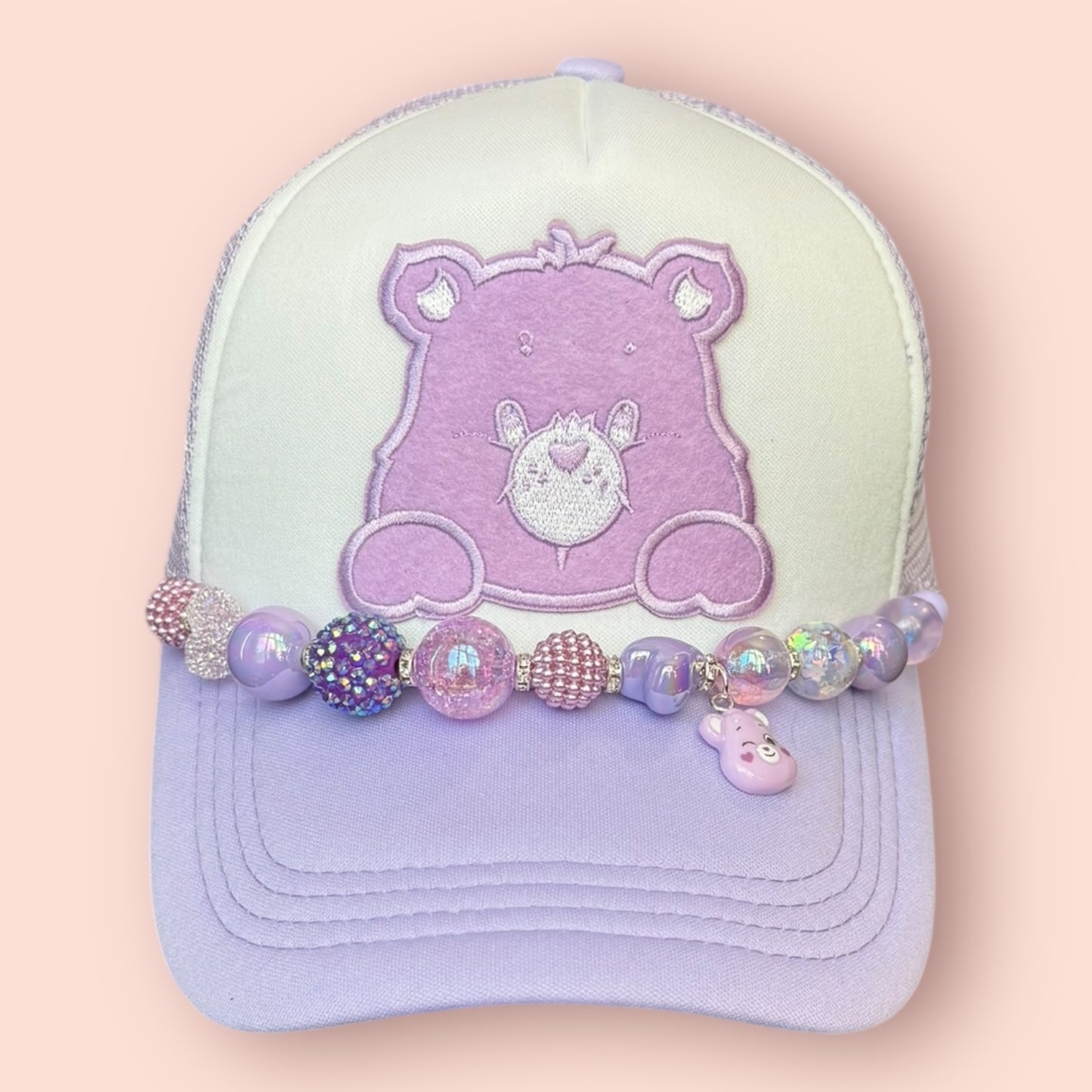 Purple Care Bear Cap