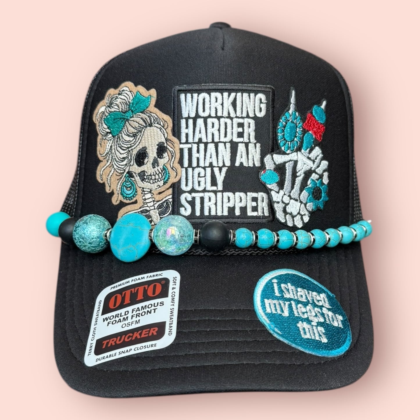 Black Working Harder Than An Ugly Stripper Cap