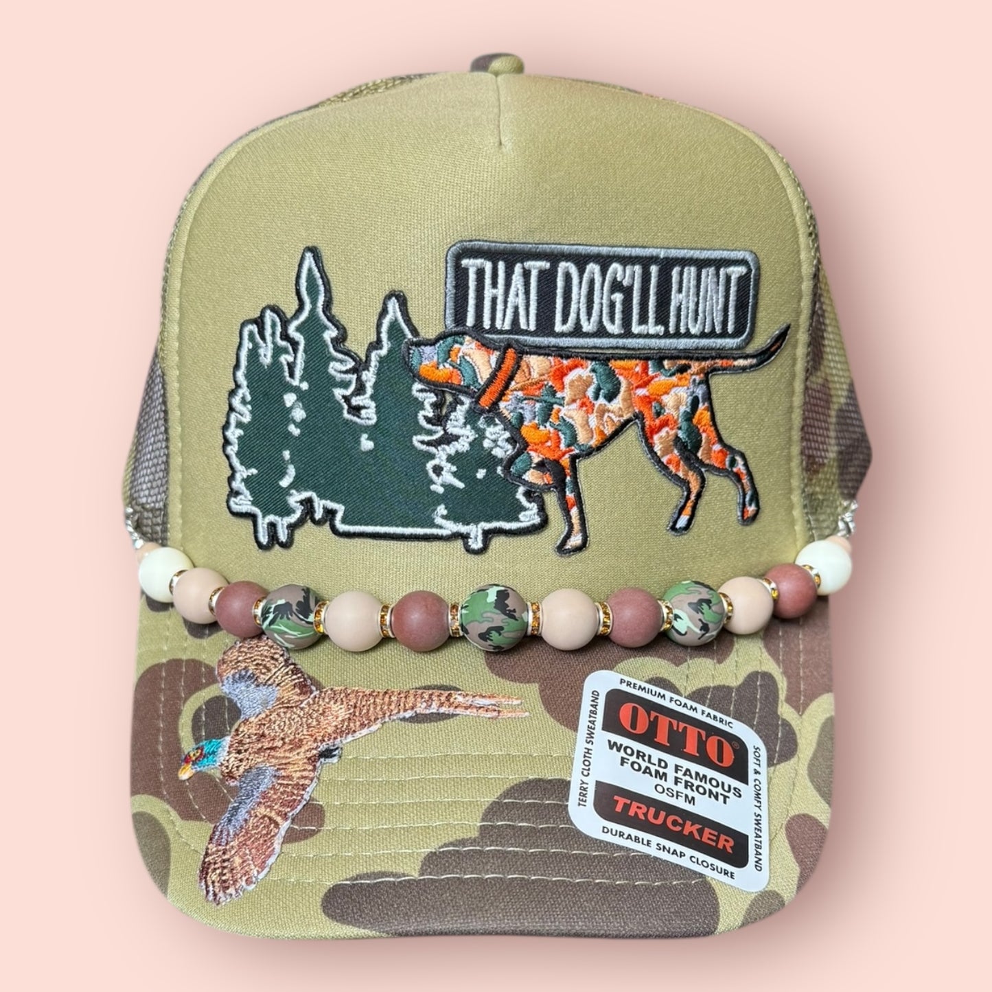 Olive Green Camo That Dog'll Hunt Cap