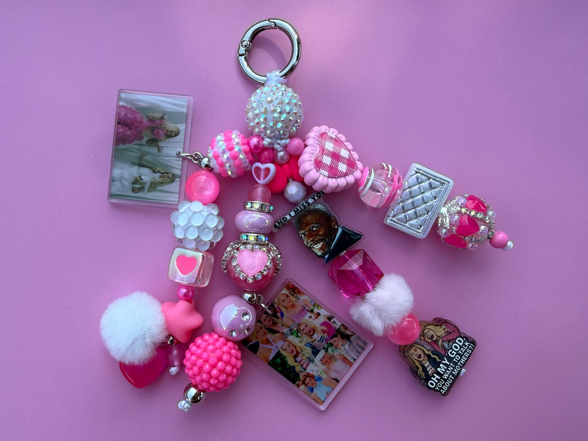 White Chicks Bag Charm