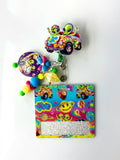90s Rainbow Alien Interchangeable Badge Reel Buddy
