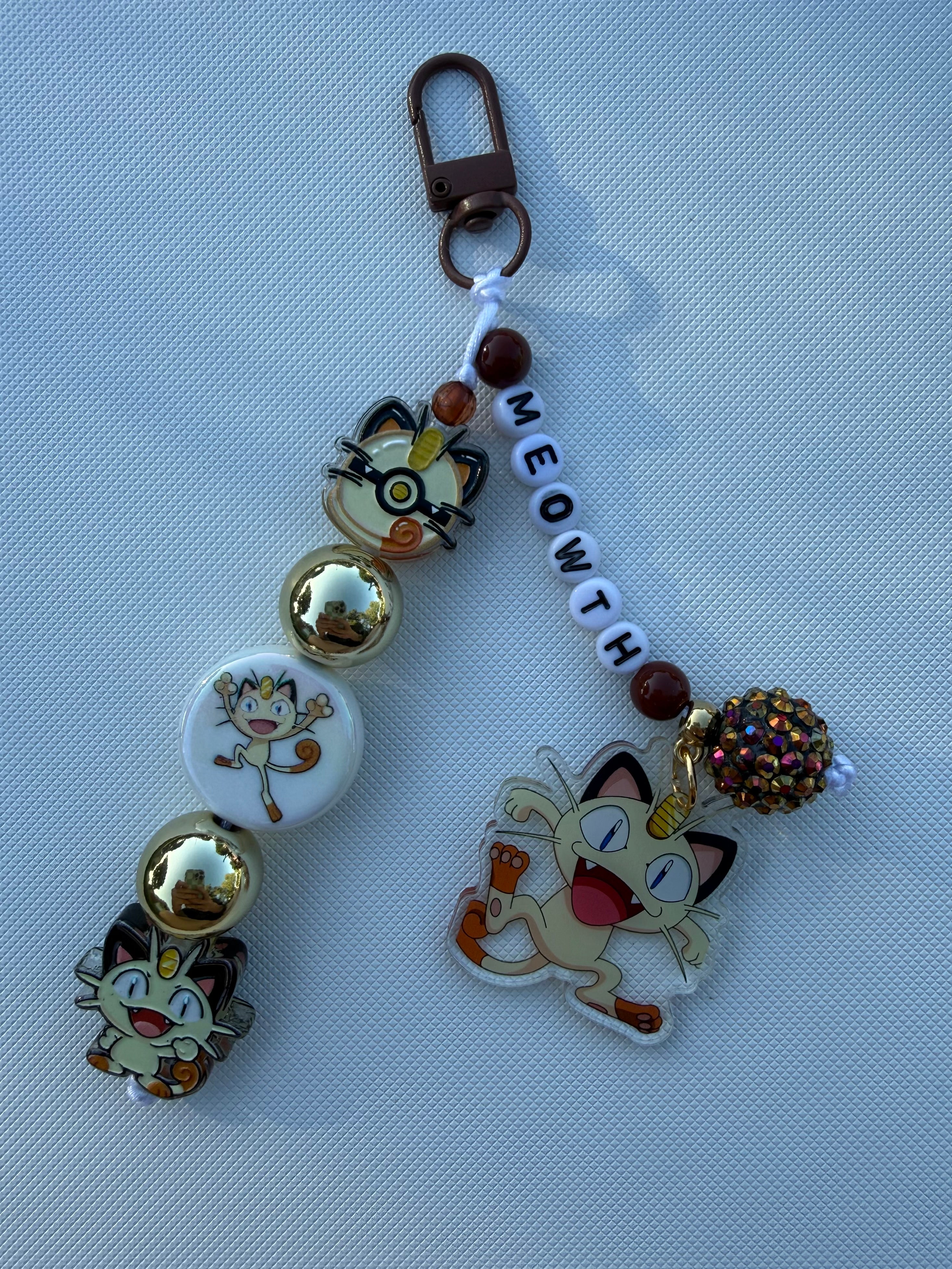 Meowth Bag/Binder Charm