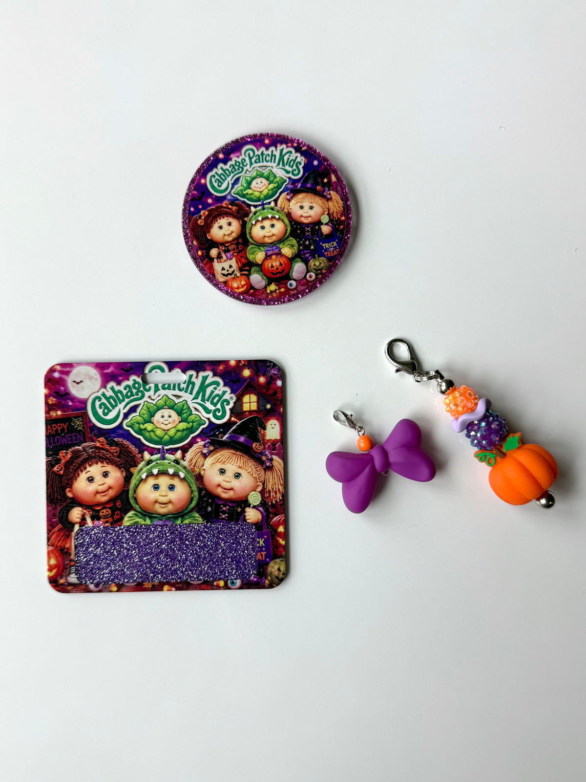 Cabbage Patch Kids Halloween Interchangeable Badge Reel Buddy