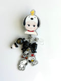 Snoopy Angel Baby Charm Interchangeable Badge Reel