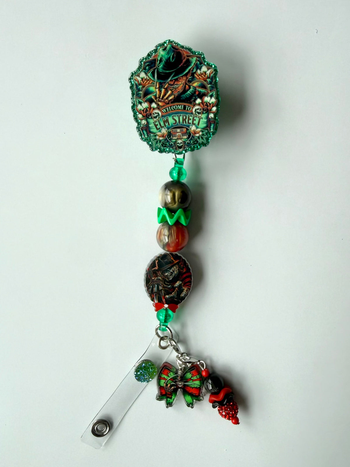 Freddy Beaded Interchangeable Badge Reel