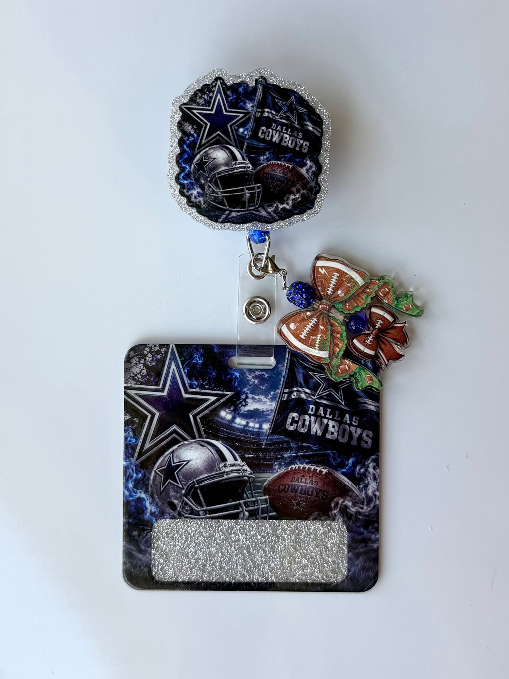Cowboys Football Interchangeable Badge Reel