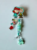 Charlie Brown Beaded Interchangeable Badge Reel