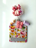 Pumpkin Interchangeable Badge Reel Buddy