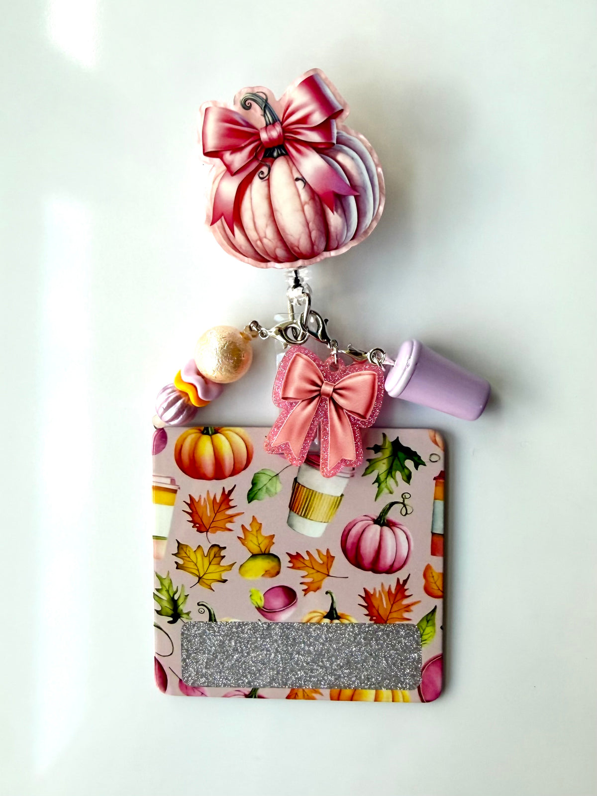 Pumpkin Interchangeable Badge Reel Buddy