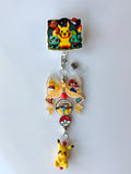 Pokemon Beaded Interchangeable Badge Reel