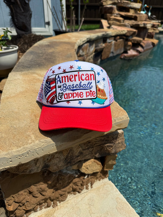 American as Baseball & Apple Pie Cap