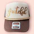 Brown and beige Grateful Cap