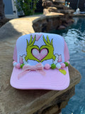 Grinchmas Heart Hands Cap