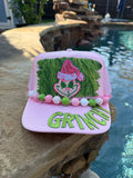 Grinchy Christmas Cap