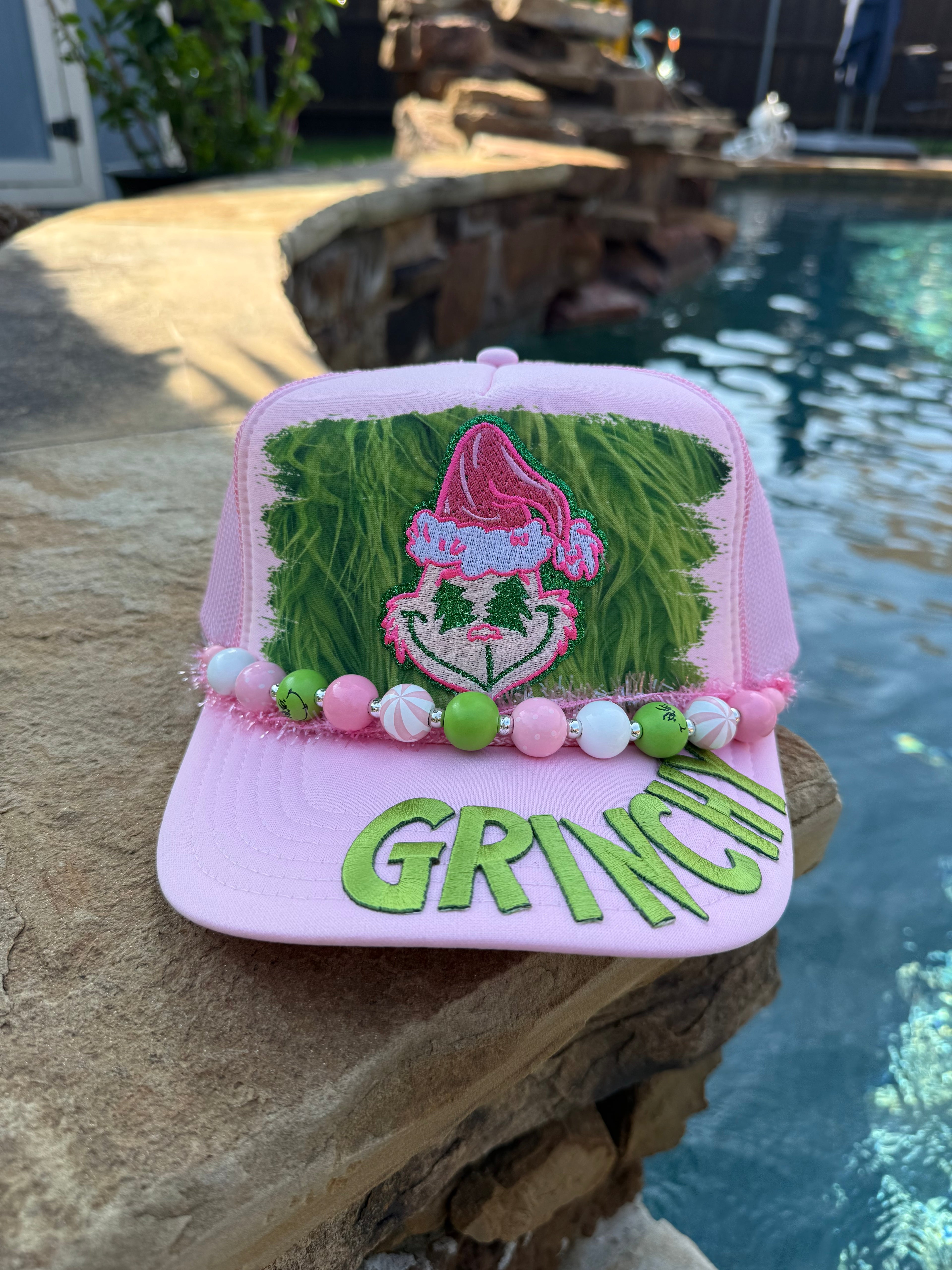 Grinchy Christmas Cap