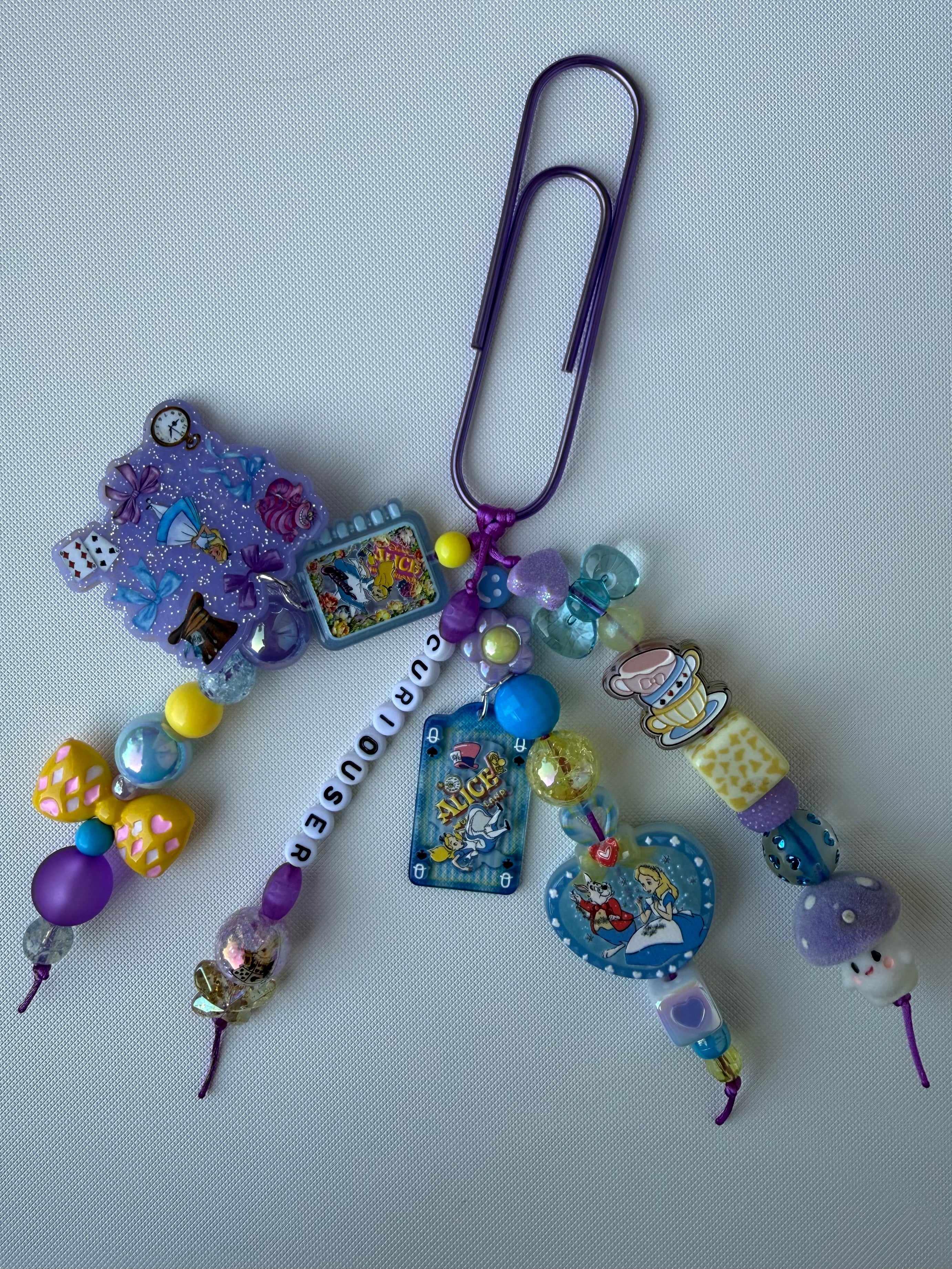 Alice Beaded Bookmark