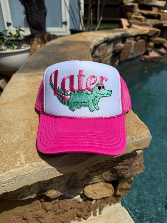 Later Gator Cap (Pink)