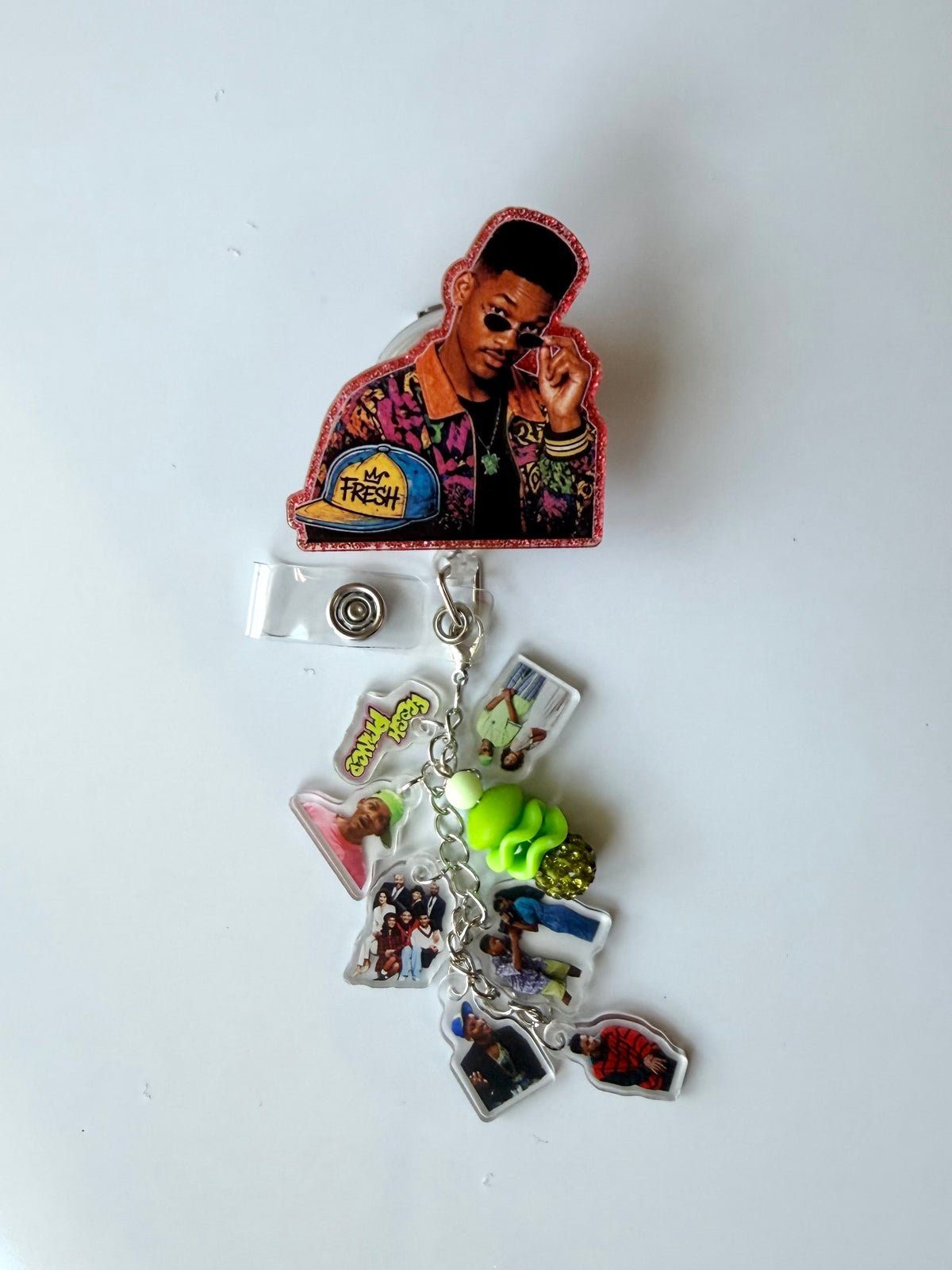 Fresh Prince Charmed Badge Reel with ID Holder