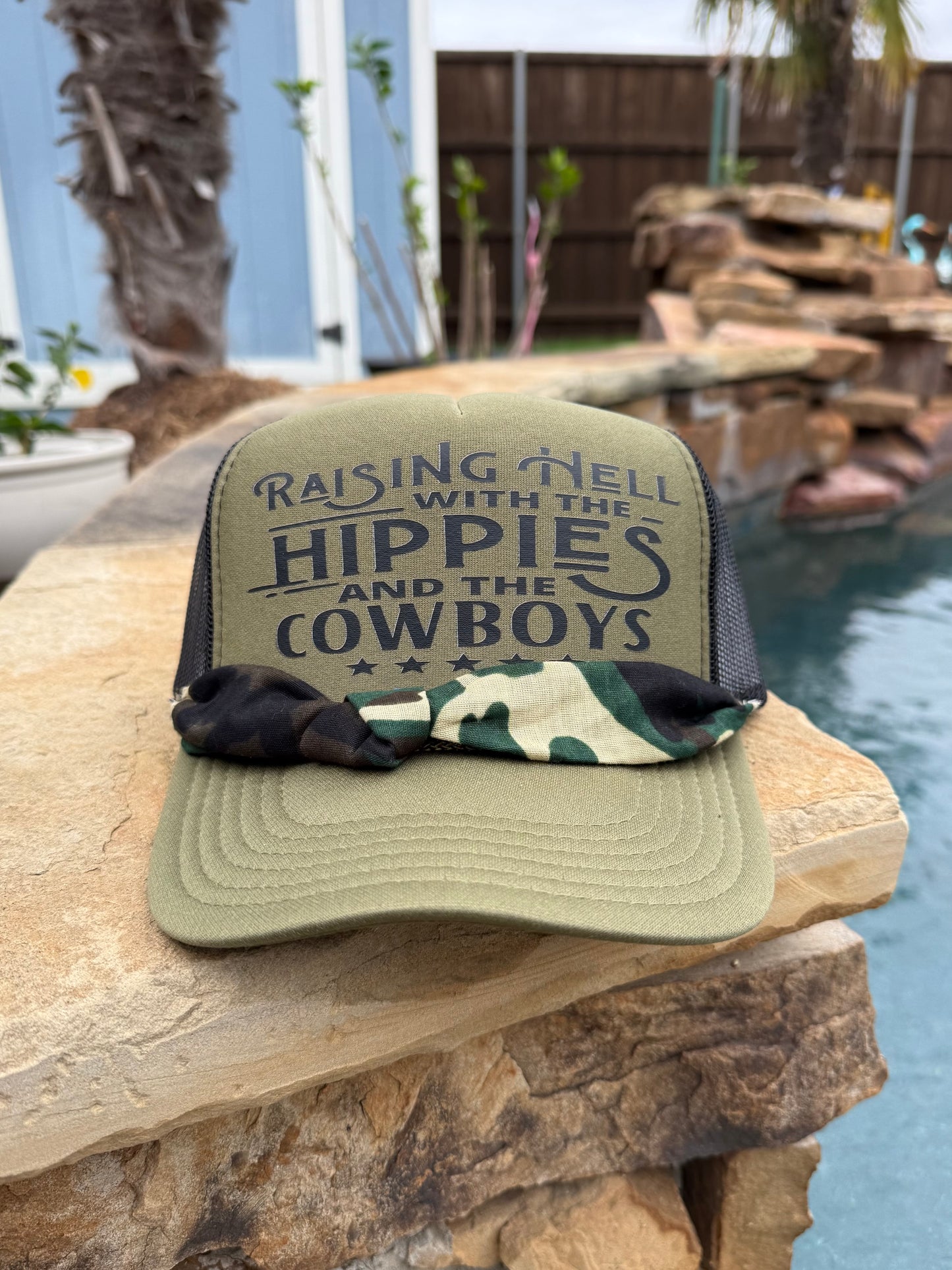 Raising He'll with the Hippies and the Cowboys Cap