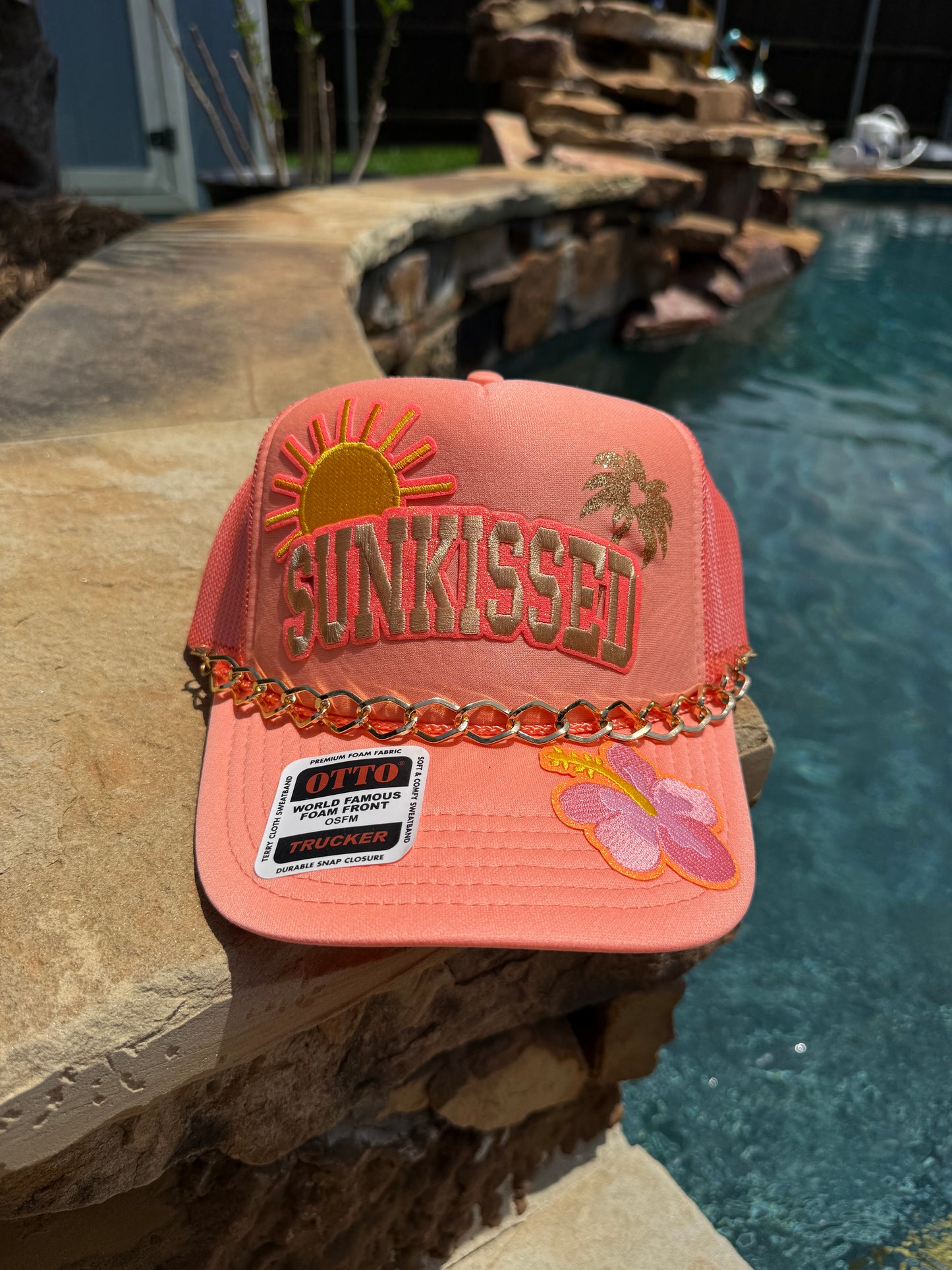 Orange Sunkissed Cap