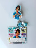 Nurse Character Interchangeable Badge Reel