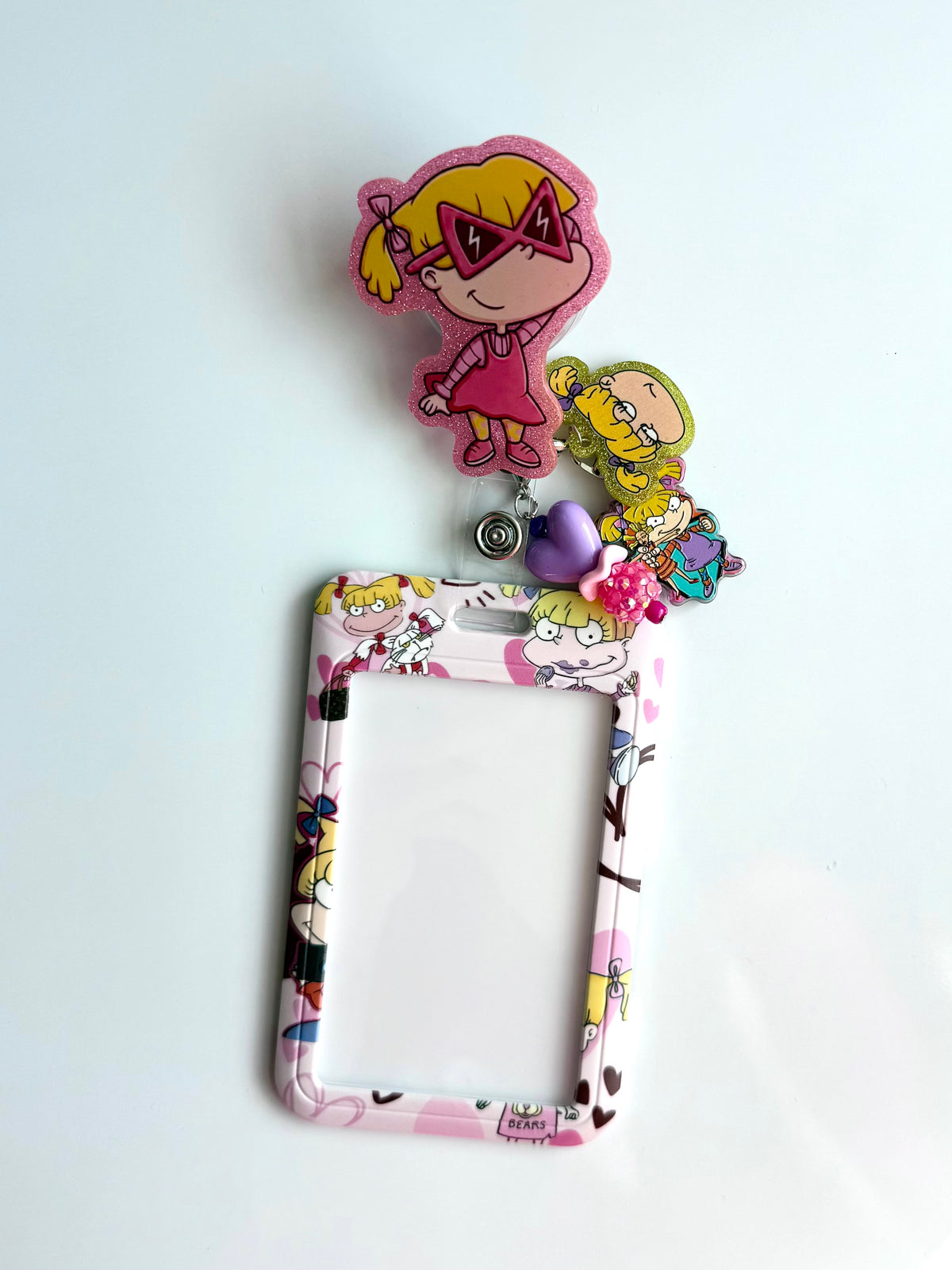 90s Babies Charmed Badge Reel with ID Holder