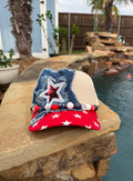 Denim Star USA themed Cap with Red Lid