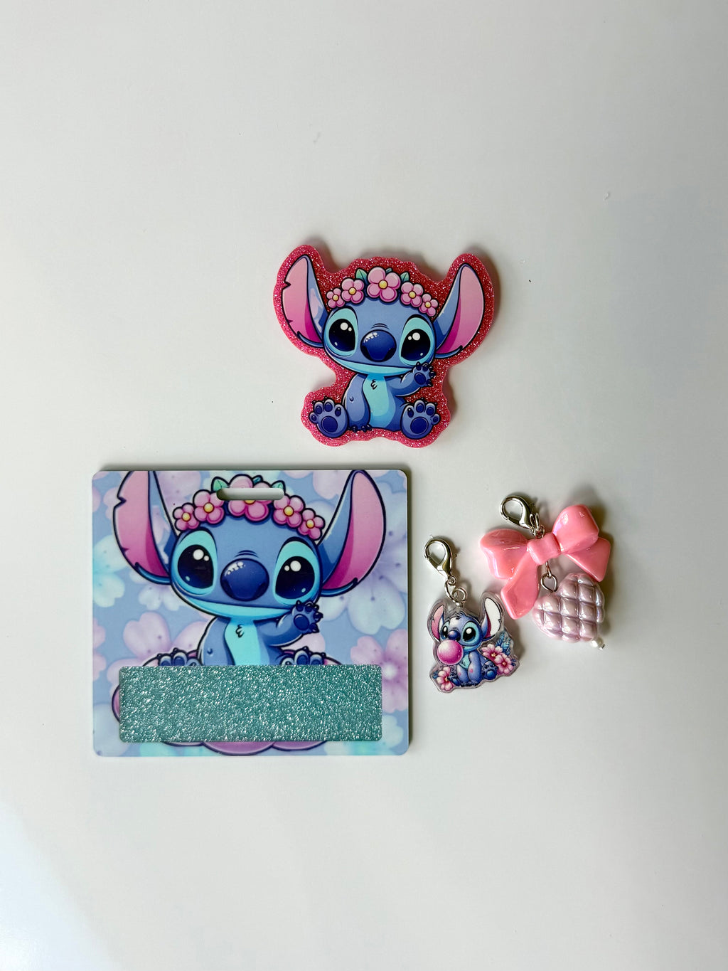 Stitchy Floral Crown Interchangeable Badge Reel Buddy