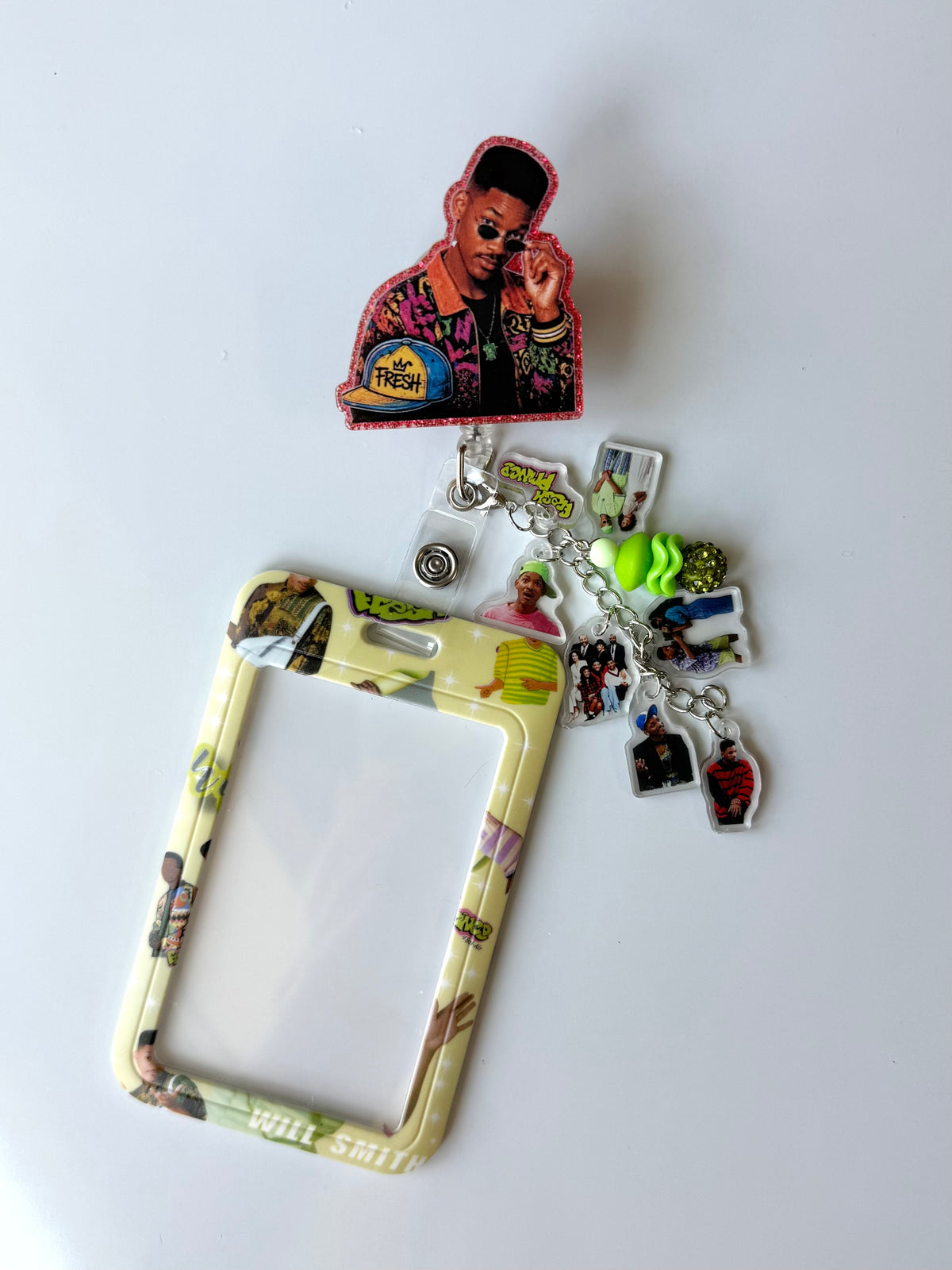 Fresh Prince Charmed Badge Reel with ID Holder
