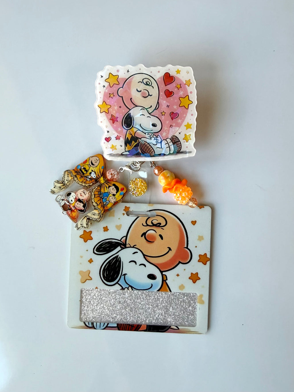 Charlie Brown & Snoopy Interchangeable Badge Reel