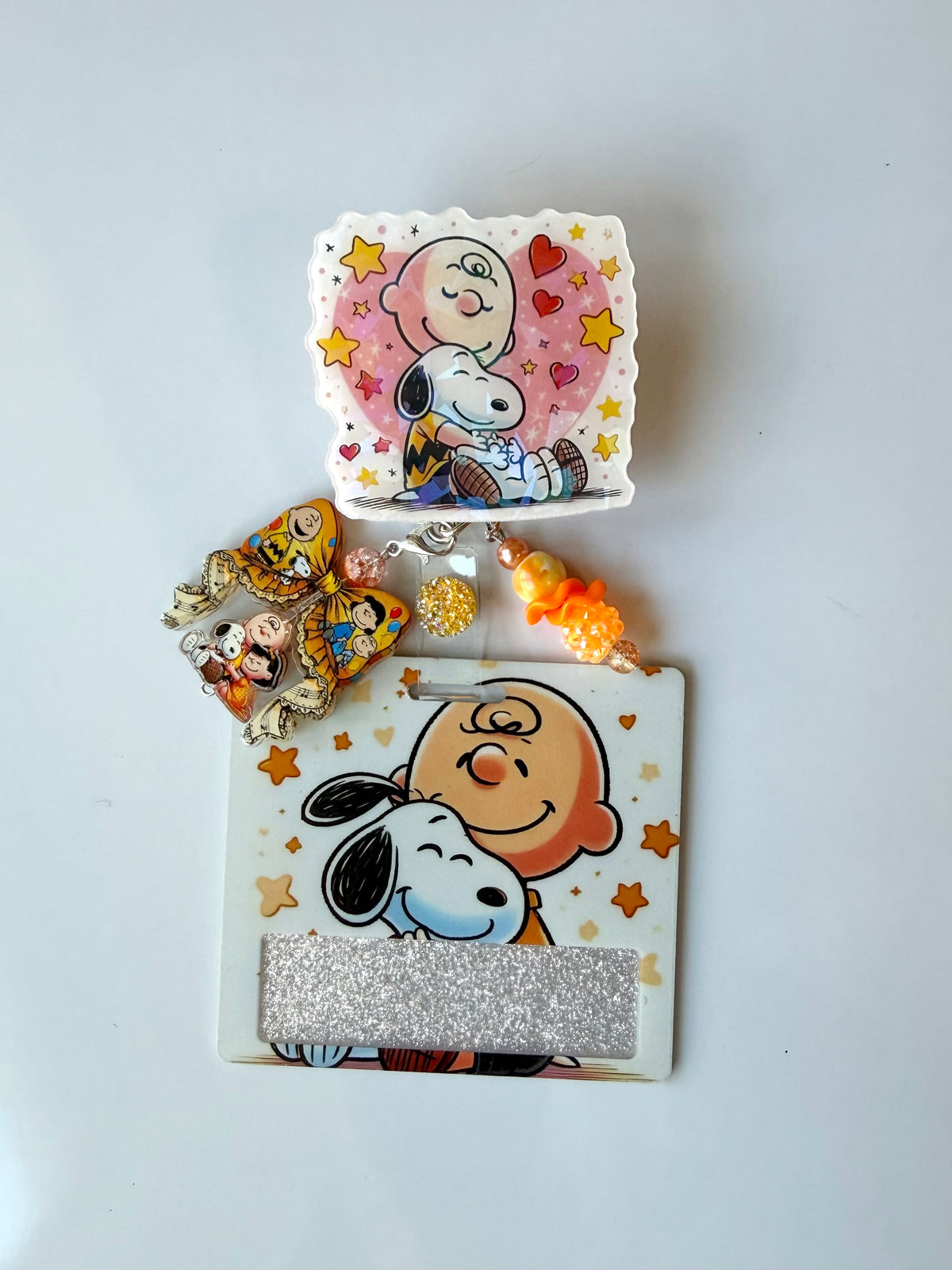Charlie Brown & Snoopy Interchangeable Badge Reel