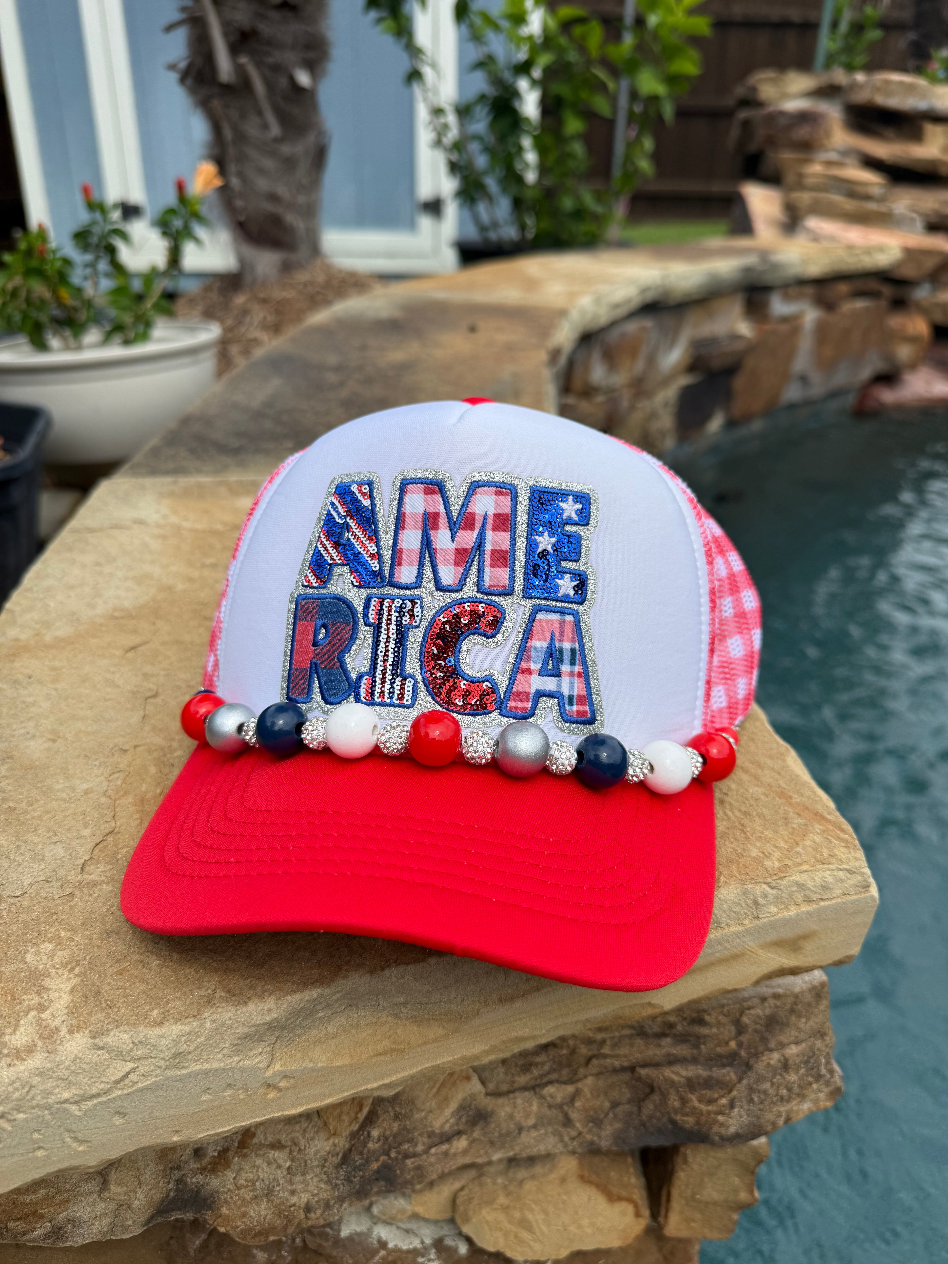 AMERICA Fourth of July cap