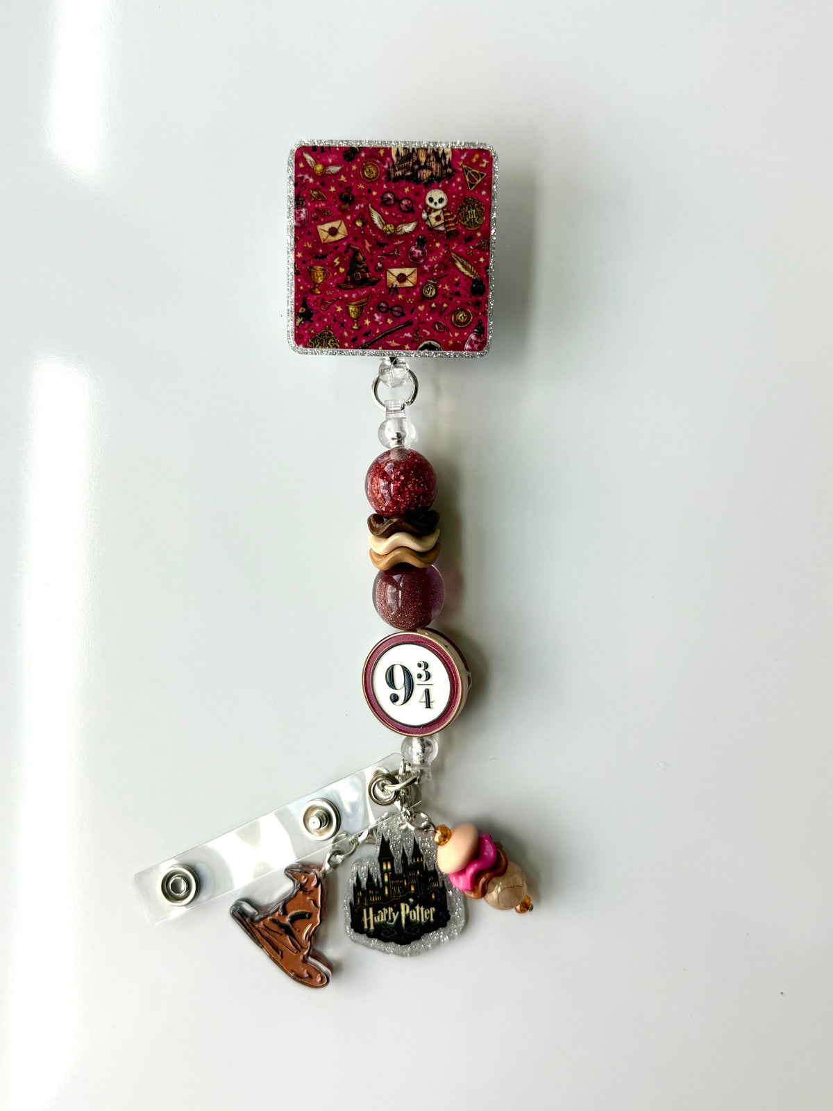 HP Beaded Interchangeable Badge Reel