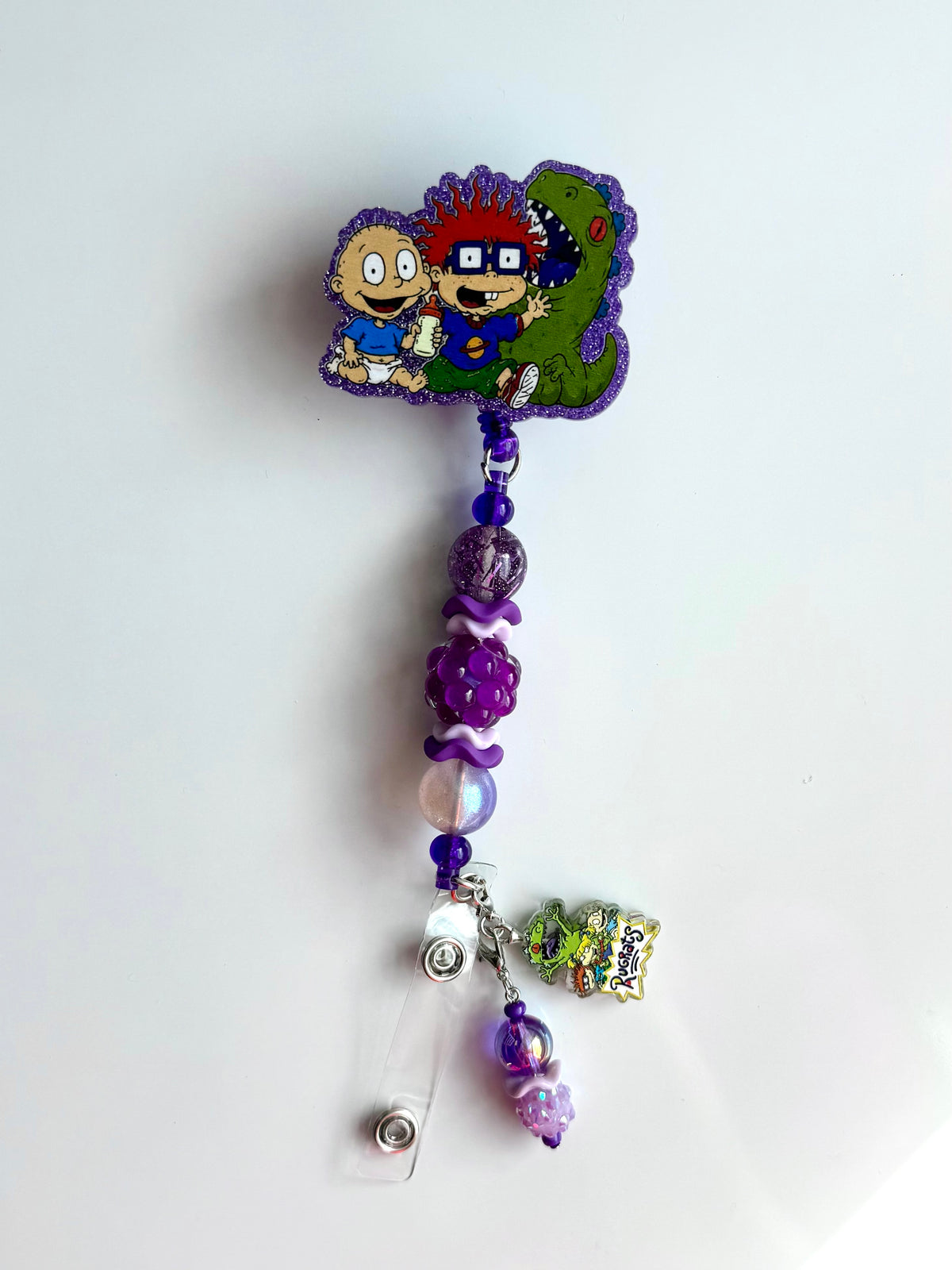 90s Babies Beaded Interchangeable Badge Reel