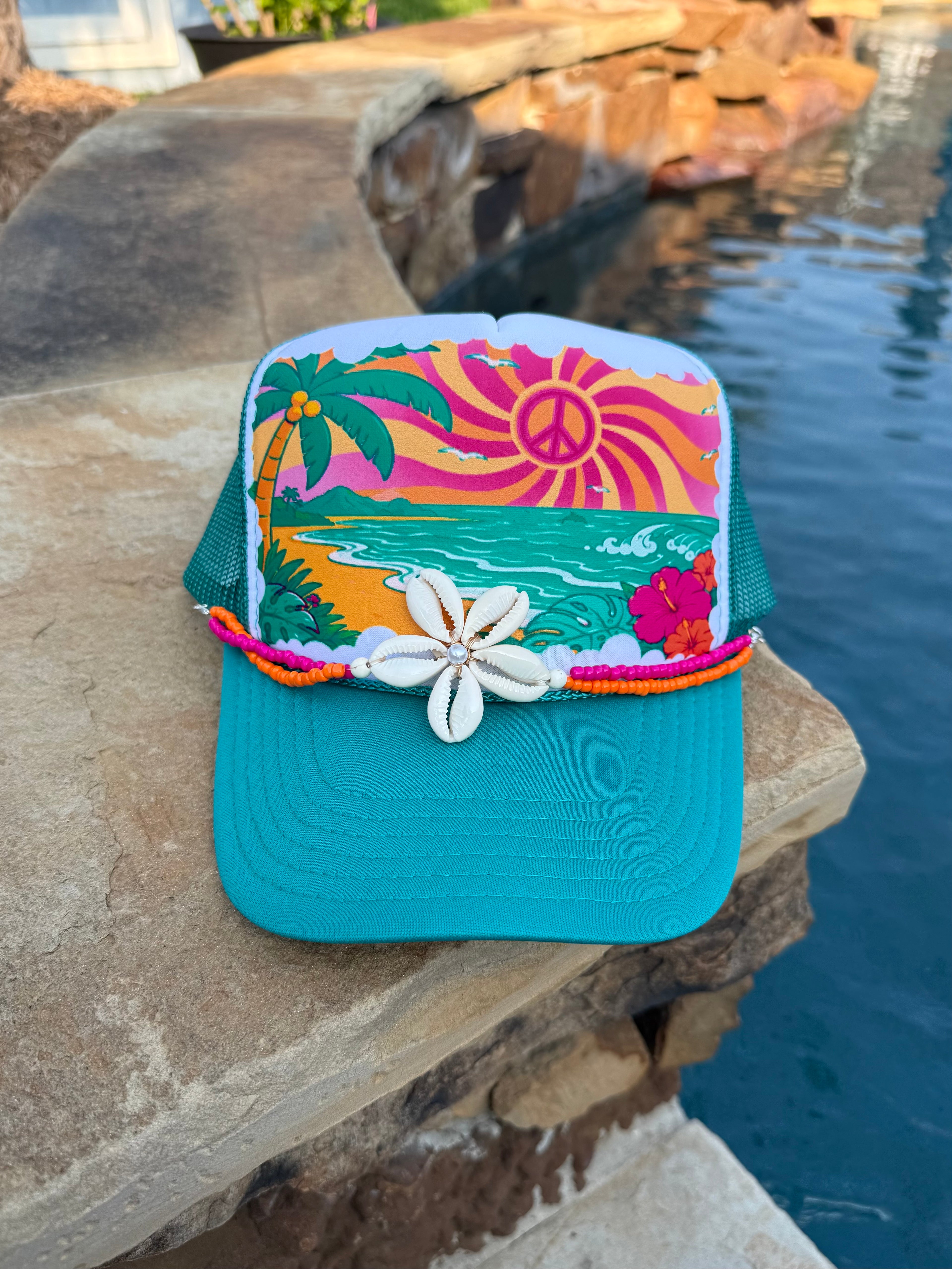 Groovy Beach Cap