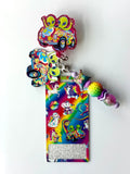 90s Rainbow Alien Interchangeable Badge Reel Buddy