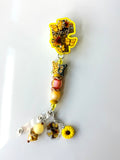 Faith Beaded Interchangeable Badge Reel