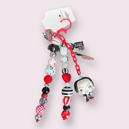 Saw Inspired Bag Charm