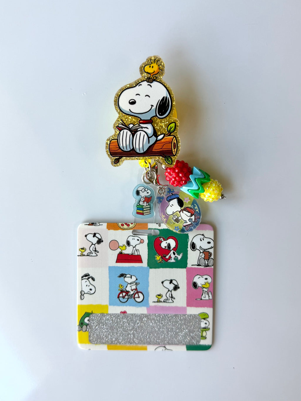 Snoopy & Woodstock Interchangeable Badge Reel