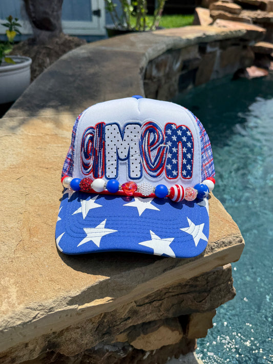Amen Fourth of July Cap