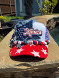 Merica Denim Star Cap